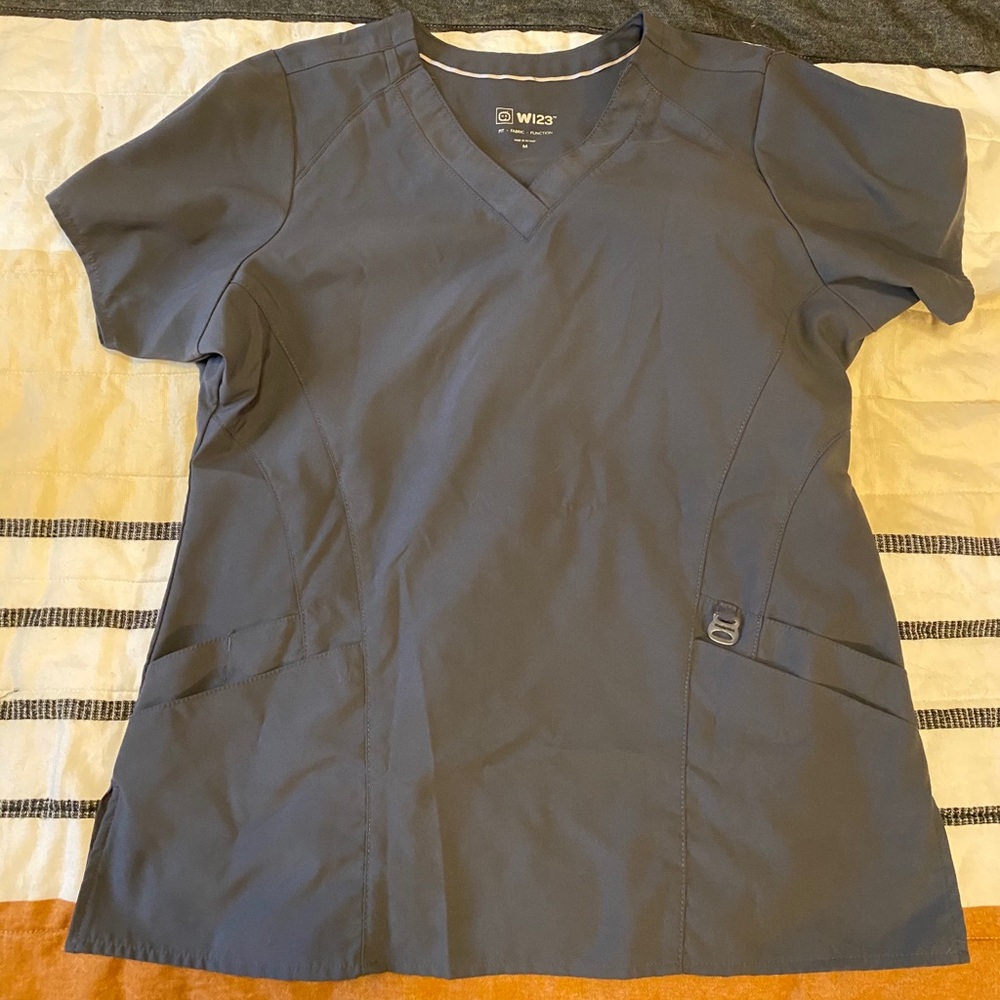 Charcoal WonderWink Scrub Set